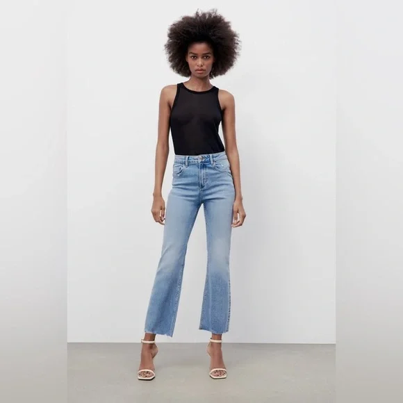 Zara Mini Flare Regular Jeans Denim Zara Mini Flare ZARA Z1975